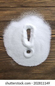 Exclamation Mark Written On A Heap Of Salt - Anti Hypertension Campaign