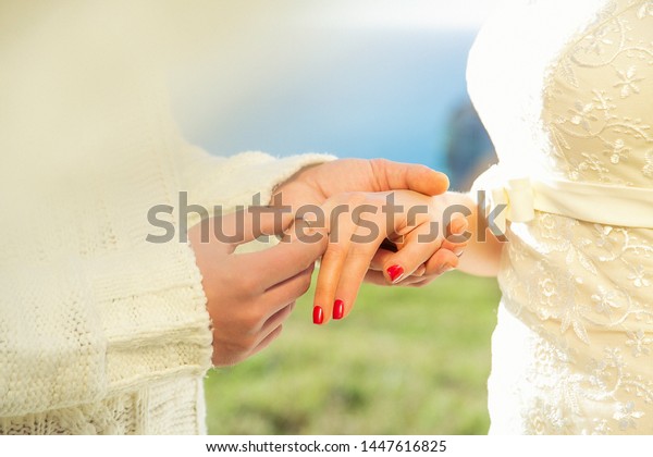 Exclusive Country Style Wedding Rings Stock Photo Edit Now