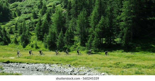 Excursionist in Switzerland
