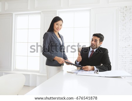 office secretary thumbs Insult gay jokes