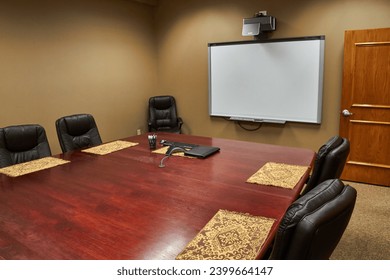 Executive Conference Room Ready for Strategic Business Meeting