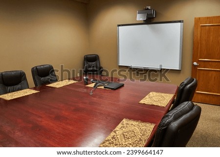 Executive Conference Room Ready for Strategic Business Meeting