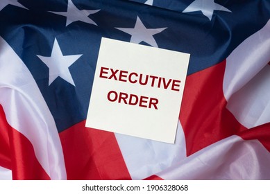 Executive Order Inscription. President's Law And Legislation.