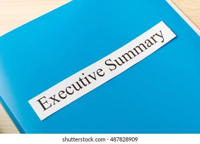 Executive Summary
