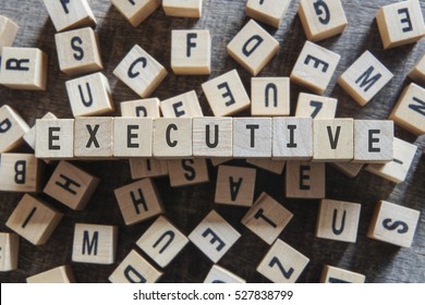 EXECUTIVE word concept