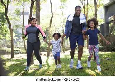 Exercise Activity Family Outdoors Vitality Healthy