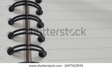 Exercise book, notebook, spring, hole, lined notebook, memo, memo pad, paper, paperstock