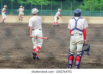 Exercise scenery of high school baseball - Powered by Shutterstock