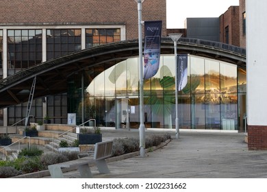 Exeter, Devon, UK. January 5, 2022. University Of Exeter, The Forum, Streatham Campus