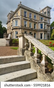 EXETER, DEVON, UK - July 11, 2016: University Of Exeter. Reed Hall. Many Of Green Trees. Summer. Day.