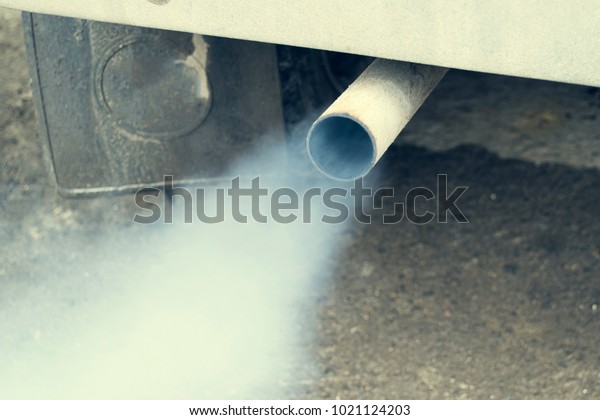 Exhaust Fumes Car Exhaust Pipe Engine Stock Photo (Edit Now) 1021124203