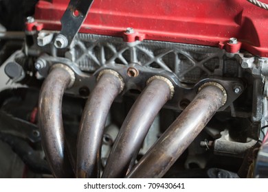 Exhaust Manifold On Car