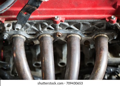 Exhaust Manifold On Car