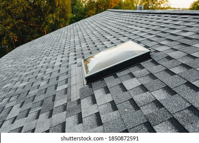 Exit Roof Window On Shingles Flat Polymeric Roof-tiles