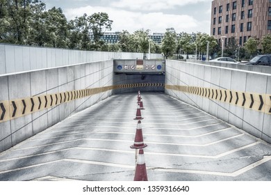 Exit of an underground car park