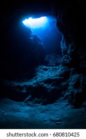 Exit Of Underwater Cave
