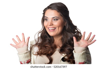 Exited Young Woman 