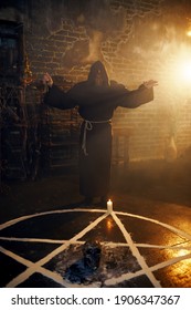 Exorcist In Hood Reads Spell Near The Magic Circle