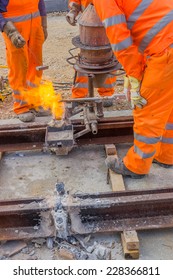 Exothermic Bonding Process, Using An Oxy Fuel Gas Burner