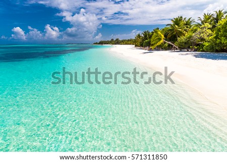exotic tropical beach scene background wallpaper stock photo edit