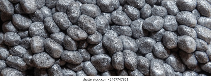 expanded polystyrene board eps with graphite macro shot, banner.