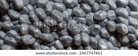 expanded polystyrene board eps with graphite macro shot, banner.