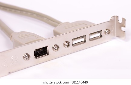 Expansion card for usb and firewire into the computer