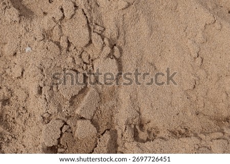 An expansive field of soil. The area is devoid of any vegetation, revealing a patchwork of earthy tones with hints of lighter hues