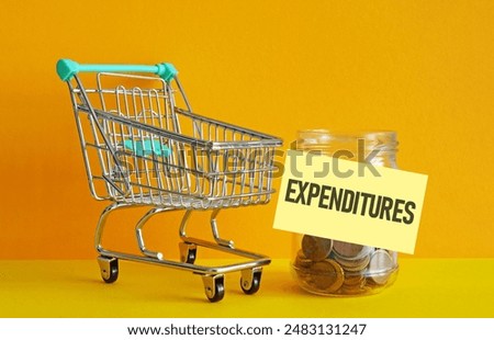Expenditures are shown using a text. PCE personal consumption expenditure