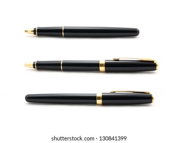 Expensive Pen Isolated On White