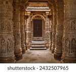 Experience the awe-inspiring elegance of the Modhera Sun Temple in this striking Shutterstock image. Nestled in Gujarat, India, this ancient marvel captivates with its intricate carvings and spiritual