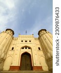 Experience the grandeur of Lahore Fort through the majestic Alamgiri Gate, an architectural marvel adorned with intricate carvings and a symbol of regal splendor.