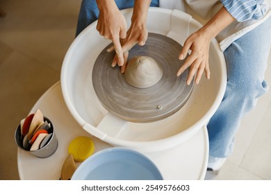 Experience a Guided Pottery Wheel Workshop Suitable for All Skill Levels and Abilities - Powered by Shutterstock