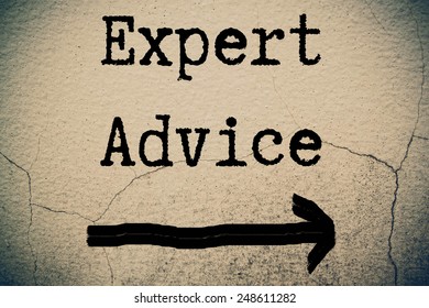 expert advice write on wall 