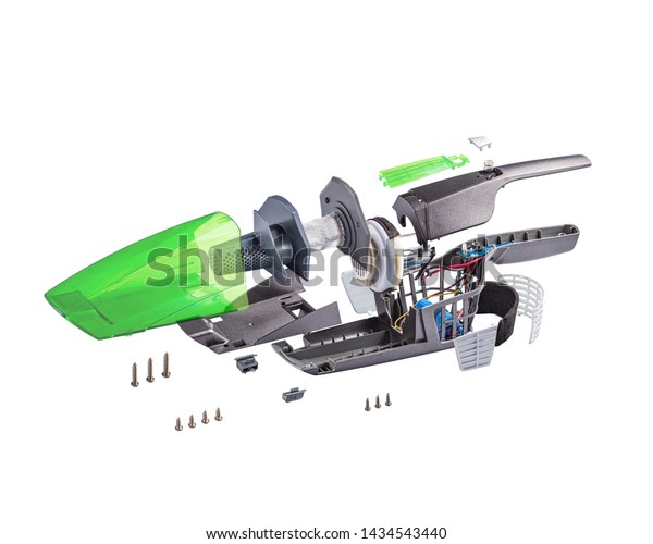 Explode View Handheld Vacuum Cleaner On Stock Photo (Edit Now) 1434543440