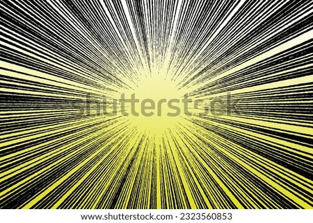 Exploding star burst texture japanese radius cartoon pattern abstract background