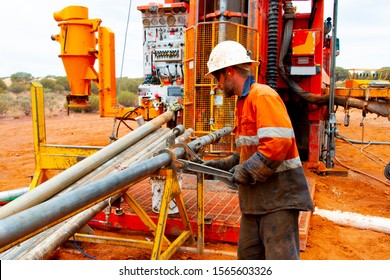 Exploration Core Drilling In The Field