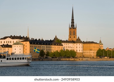 Explore the charming and vibrant city of Stockholm, Sweden, with this captivating photograph. Known for its stunning architecture, historic landmarks, and scenic waterfronts. - Powered by Shutterstock