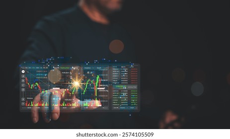 Explore dynamic world of digital trading through an innovative interface, illustrating real-time data analytics, market indicators, and trends impacting investments in todays financial economy