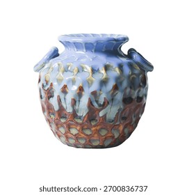 Explore the elegance of a handcrafted glazed pottery vase showcasing artistic mastery.