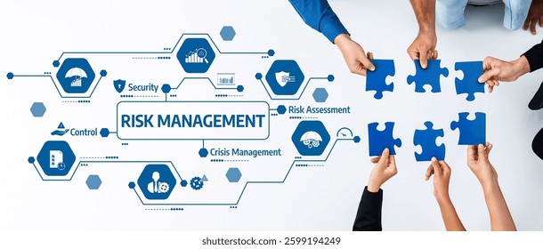Explore the essential elements of risk management depicted through a collaborative approach. This graphic illustrates various components that support effective decision-making. Amity