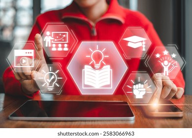 Explore the future of education with digital learning tools and technology-driven knowledge acquisition.