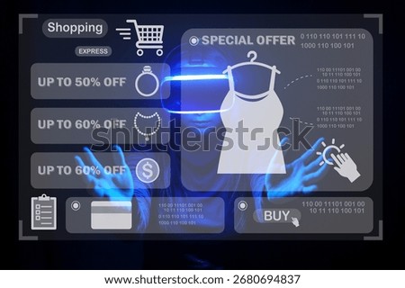 Explore the innovative world of virtual reality shopping, featuring engaging discounts, special offers, and a seamless user interface for modern consumers.
