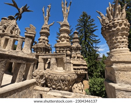 Explore the magic of the Ideal Palace of Postman Cheval in France, with its astonishing sculptures and unique architectural structure, in a fairy-tale world where art blends with history.