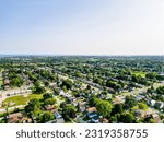 Explore Oshawa, Ontario with stunning drone photography. Capture striking aerial views of Lake Ontario, Lakeview Park, and Highway 400. Highlight Durham