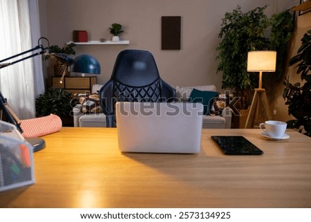Explore a unique workfromhome setup featuring a vibrant and creative decor style that inspires