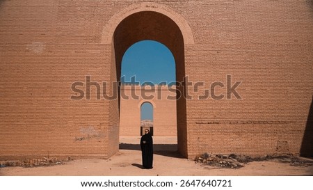 Exploring ancient architecture while visiting Iraq as a tourist