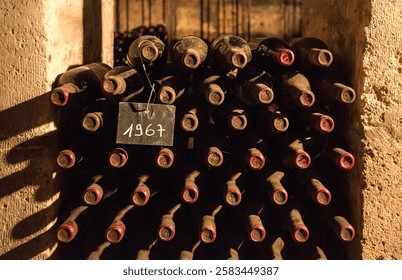 Exploring the ancient cellars of Saint Emilion for fine wine production