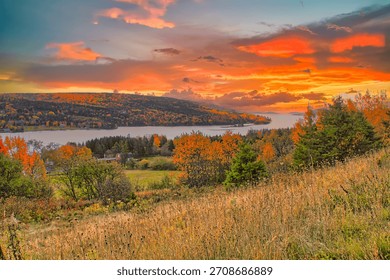 Exploring Baddeck Nova Scotia in the fall
