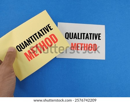 Exploring Data: Quantitative vs Qualitative Approaches. 